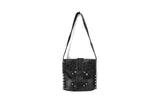 Artisanal Bags Black Embroidered Leather Shoulder Bag - Multiple Colors