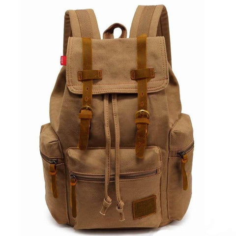 Artisanal Bags BurlyWood Canvas Backpack - Multiple Colors