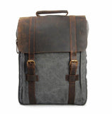 Artisanal Bags Dim Gray Bike Canvas Backpack